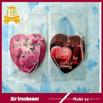 Paper Air Freshener with Customized Design and Logo